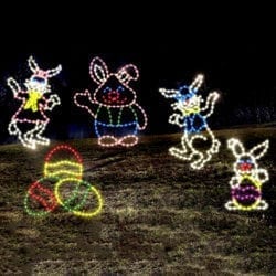easter bunny lights